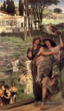  tadema - Auf dem Weg zum Ceres Tempel romantischer Sir Lawrence Alma Tadema